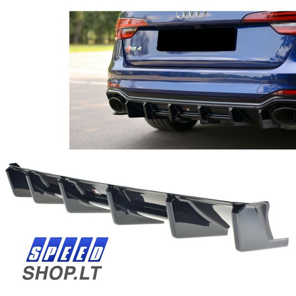 AUDI RS4 galinio difuzoriaus apdaila
